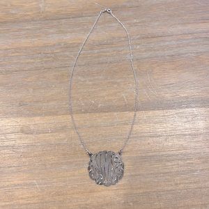 NEM monogram necklace silver